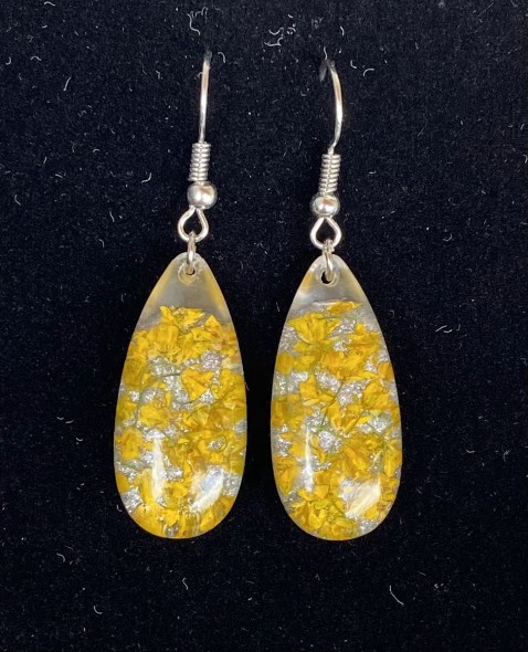 Earrings "Yellow Flowers"